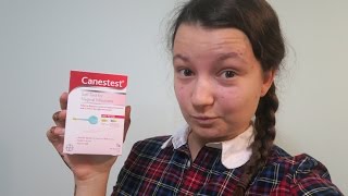 Canestest for vaginal itching, live test!