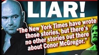 Conor McGregor Expose Dana White @ UFC 246 Press Conference