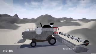 Combine Test - Physics Constraint Wheels + Attachable Header
