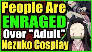 Hidori Rose cosplays "Adult" Nezuko and Twitter GOES INSANE over her pictures... | Demon Slayer