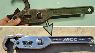 Antique and Rusty MCC Wrench Restoration