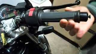 Lubrificação acelerador CB 300