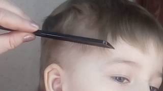 Как легко подстричь ребёнка или мужа . How to make a hair cut for a child or husband
