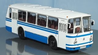 обзор масштабная модель автолегенды ссср автобус лаз-695н - 1:43 (советский автобус сова) Modelling