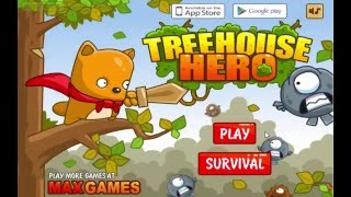 Treehouse Hero Game - Action Defense Games - Gameplay Video