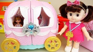 Baby doll pumpkin carriage and beauty toys baby Doli play