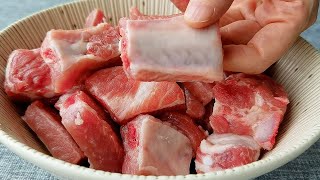 【小穎美食】排骨切記不要直接焯水，多加這2步，軟爛入味不腥不柴，鮮嫩多汁