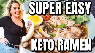 EASY KETO RAMEN RECIPE / HOW TO MAKE LOW CARB RAMEN NOODLE SOUP / DANIELA DIARIES