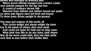 Wystan Hugh Auden reads 'The Shield of Achilles' (1953)