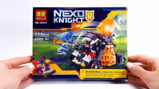 Nexo Knights Обзор наборов НЕКСО НАЙТС BELA 10474 аналог LEGO 70311 / Нексо Безумная катапульта