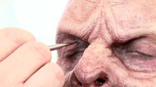 Special FX Makeup Tutorial - Foam Latex Prosthetic Application "Dweller" Part 2