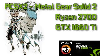 [PCSX2] Metal Gear Solid 2 Sons of Liberty | Ryzen 2700 GTX 1660 Ti