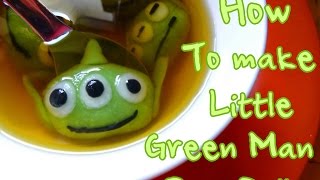 How to make Little Green Man Rice Balls 三眼仔湯圓