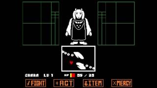 Undertale "Toriel" Pacifist Run Boss Fight