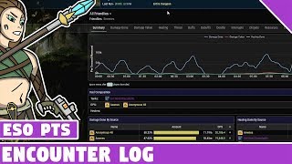 ESO Logs Encounter Log Preview | ESO PTS | Elder Scrolls Online Elsweyr