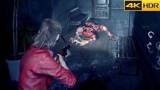 LICKERS | Ultra Realistic Graphics Gameplay [4K UHD] | Resident Evil 2 Remake