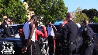 Copwatch | Exaggerated Gang Unit Traffic Stop | DWB Profiling
