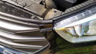 Уплотнитель капота Hyundai Creta