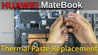 HUAWEI MateBook Disassembly, fan cleaning and thermal paste replacement