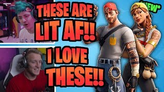 TFUE & STREAMERS REACT TO *NEW* AURA & GUILD SKINS - EPIC FORTNITE MOMENTS
