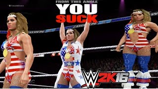 WWE2K16 - GenderBender Divas | Showcase #13 "Katelyn Angle"