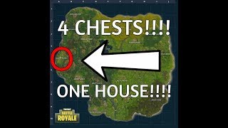 SECRET BUNKER AT SNOBBY SHORES! 4 CHESTS IN ONE HOUSE | FORTNITE
