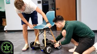 Riding a Chair on Two Hoverboards - Between the Games