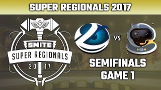SMITE Super Regionals 2017 - NA Semifinals: Luminosity vs. SpaceStation (Game 1)