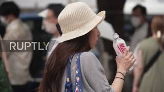 Japan: Tokyoites try to beat the heat as sweltering temps greet Games