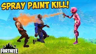 Killing Players With SPRAY PAINT?! - Fortnite Funny Fails and WTF Moments! #194 (Daily Moments)
