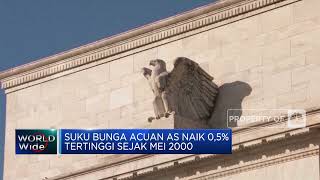 Suku Bunga Acuan The Fed Pecah Rekor Sejak Mei 2000