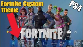 *2018* How To Make A Custom Fortnite Theme On PS4!!! (TUTORIAL)