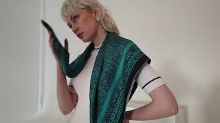 Green Silk Scarves