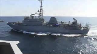 USS Farragut (DDG 99) Confrontation with Russian Navy Ship