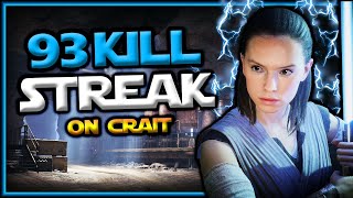 Star Wars Battlefront 2 Rey 93 Killstreak (Crait)