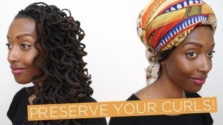 Loc Hairstyle Tutorial: Preserve your curls!