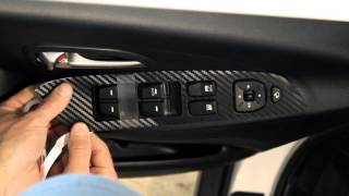Наклейки на пластиковые вставки управления стеклоподъемником Hyundai ix35