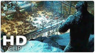 WAR FOR THE PLANET OF THE APES "Ape Prison" Clip + Trailer (2017)