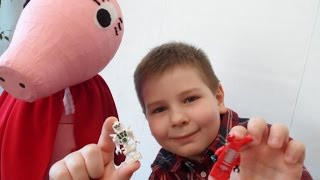 Peppa Pig Giant Toys and Ninjago Toys / Свинка Пэппа и Ниндзяго