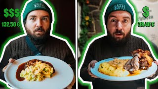 Wir TESTEN das günstigste vs. das teuerste DEUTSCHE RESTAURANT