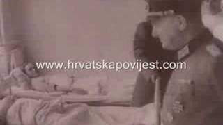 Ante Pavelić u posjetu ranjenicima