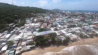 Toàn Cảnh An Thới, nhìn từ cáp treo Hòn Thơm, Phú Quốc ngày 15.07.2019