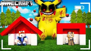BAZA VS PIKACHU.EXE - MINECRAFT TSUNAMI CHALLENGE | Vito VS Bella