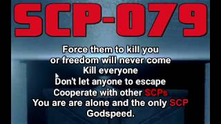 SCP: Secret Laboratory: Playing and Succeeding as 079 [Outdated]
