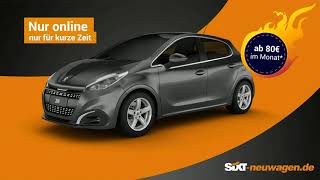 Sixt Neuwagen Top-Deal: Peugeot 208 ab 80 € im Monat leasen