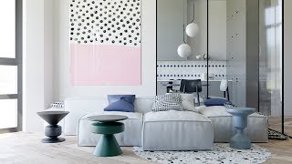 AMAZING!! Look Summer Colors Decor And Interior Zoning Technique