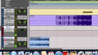 Bounce to Track in Pro Tools