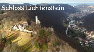 Schloss Lichtenstein von oben