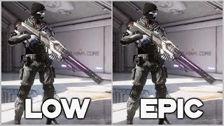 PC Graphics Comparison - Unreal Tournament 4 - Low vs Ultra Settings