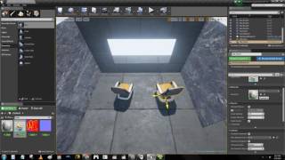 Unreal Engine 4 - [1-03] Adding meshes/painting walls/chairs/2nd floor (Beginner) (v4.13)